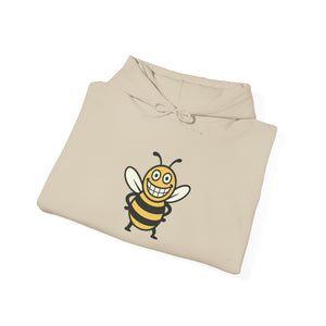 Happy Bee Unisex Heavy Blend™ Hooded Sweatshirt-Buzzworthy, LLC