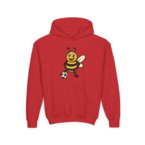 Soccer Bee Kids Sweatshirt-Buzzworthy, LLC