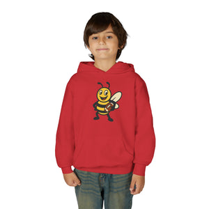 Football Bee Kids Sweatshirt-Buzzworthy, LLC