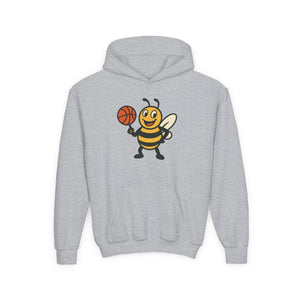 Basketball Bee Kids Sweatshirt-Buzzworthy, LLC