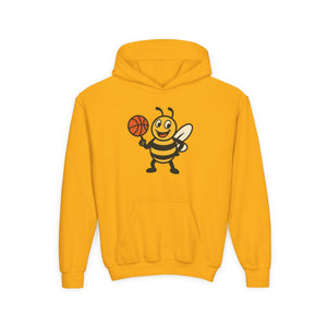 Basketball Bee Kids Sweatshirt-Buzzworthy, LLC