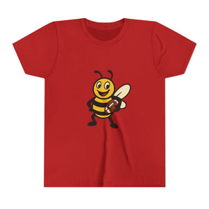 Football Bee Graphic Tee-Buzzworthy, LLC