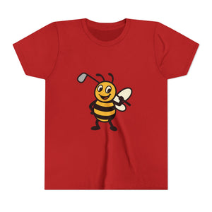 Golf Bee Graphic Tee-Buzzworthy, LLC