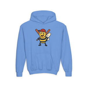Baseball Bee Kids Sweatshirt-Buzzworthy, LLC