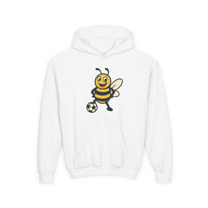 Soccer Bee Kids Sweatshirt-Buzzworthy, LLC