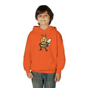 Football Bee Kids Sweatshirt-Buzzworthy, LLC