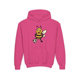 Soccer Bee Kids Sweatshirt-Buzzworthy, LLC