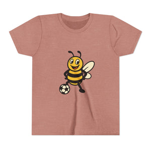 Soccer Bee Graphic Tee-Buzzworthy, LLC