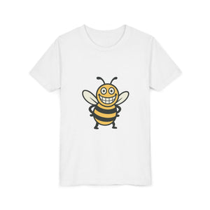 Happy Bee Graphic Tee-Buzzworthy, LLC