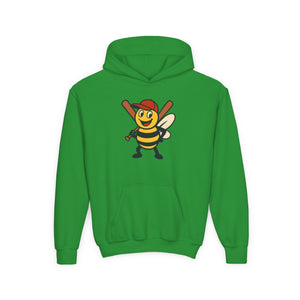 Baseball Bee Kids Sweatshirt-Buzzworthy, LLC