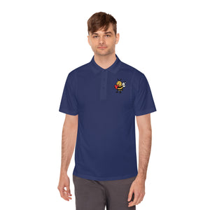 Lover Bee Men's Sport Polo Shirt-Buzzworthy, LLC