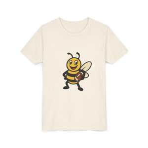 Football Bee Graphic Tee-Buzzworthy, LLC