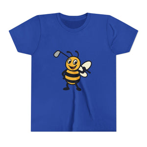 Golf Bee Graphic Tee-Buzzworthy, LLC