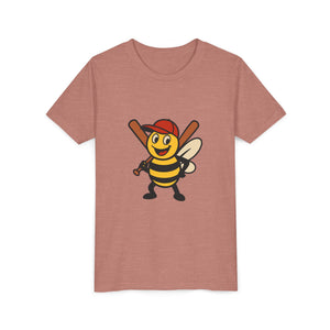 Baseball Bee Graphic Tee-Buzzworthy, LLC