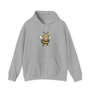 Happy Bee Unisex Heavy Blend™ Hooded Sweatshirt-Buzzworthy, LLC