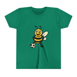 Soccer Bee Graphic Tee-Buzzworthy, LLC
