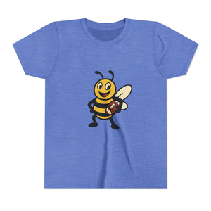 Football Bee Graphic Tee-Buzzworthy, LLC