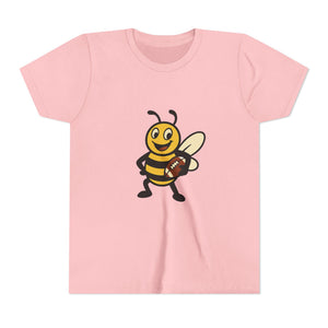 Football Bee Graphic Tee-Buzzworthy, LLC