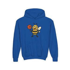 Basketball Bee Kids Sweatshirt-Buzzworthy, LLC