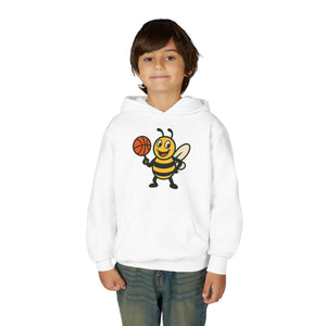 Basketball Bee Kids Sweatshirt-Buzzworthy, LLC