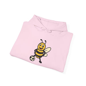 Soccer Bee Unisex Heavy Blend™ Hooded Sweatshirt-Buzzworthy, LLC