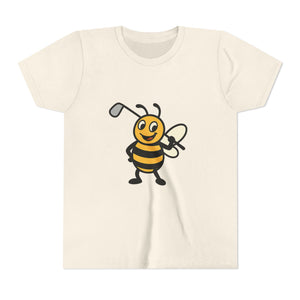 Golf Bee Graphic Tee-Buzzworthy, LLC