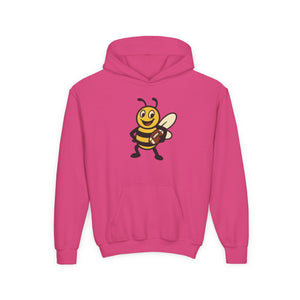 Football Bee Kids Sweatshirt-Buzzworthy, LLC