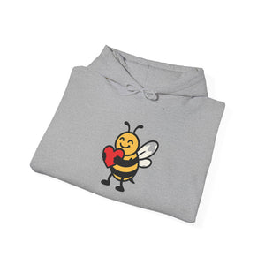 Love Bee Unisex Heavy Blend™ Hooded Sweatshirt-Buzzworthy, LLC