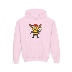 Baseball Bee Kids Sweatshirt-Buzzworthy, LLC