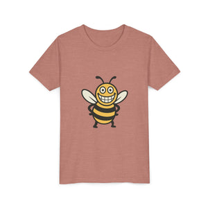Happy Bee Graphic Tee-Buzzworthy, LLC