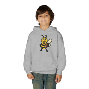Football Bee Kids Sweatshirt-Buzzworthy, LLC