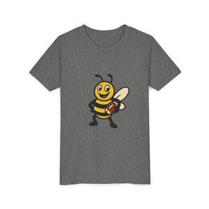 Football Bee Graphic Tee-Buzzworthy, LLC