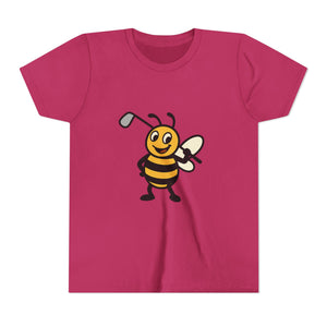 Golf Bee Graphic Tee-Buzzworthy, LLC
