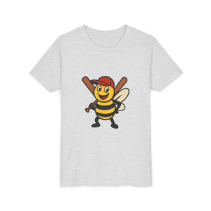 Baseball Bee Graphic Tee-Buzzworthy, LLC