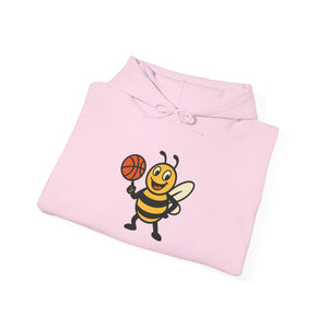 Basketball Bee Unisex Heavy Blend™ Hooded Sweatshirt-Buzzworthy, LLC