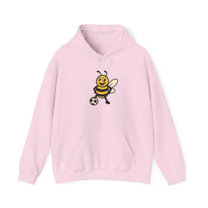 Soccer Bee Unisex Heavy Blend™ Hooded Sweatshirt-Buzzworthy, LLC