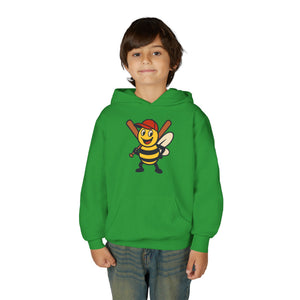 Baseball Bee Kids Sweatshirt-Buzzworthy, LLC