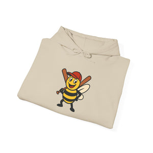 Baseball Bee Unisex Heavy Blend™ Hooded Sweatshirt-Buzzworthy, LLC