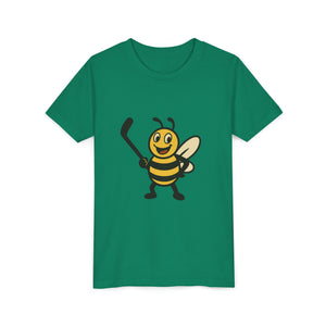 Hockey Bee Graphic Tee-Buzzworthy, LLC