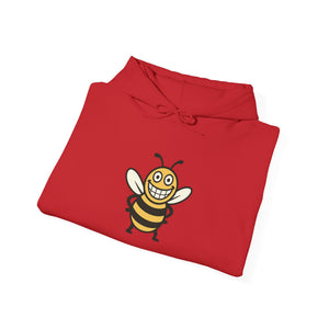 Happy Bee Unisex Heavy Blend™ Hooded Sweatshirt-Buzzworthy, LLC