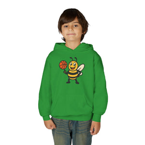 Basketball Bee Kids Sweatshirt-Buzzworthy, LLC