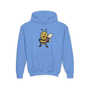 Football Bee Kids Sweatshirt-Buzzworthy, LLC