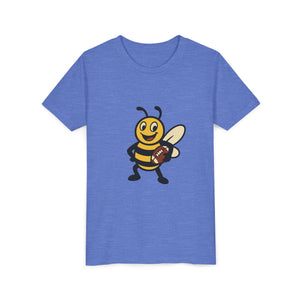 Football Bee Graphic Tee-Buzzworthy, LLC
