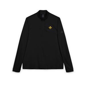 Buzzworthy Bee Embroidered Adidas Quarter-Zip Pullover-Buzzworthy, LLC
