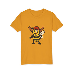 Baseball Bee Graphic Tee-Buzzworthy, LLC