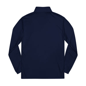 Soccer Bee Embroidered Adidas Quarter-Zip Pullover-Buzzworthy, LLC