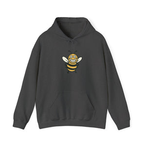Happy Bee Unisex Heavy Blend™ Hooded Sweatshirt-Buzzworthy, LLC