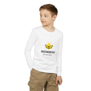 Buzzworthy Bee Youth Long Sleeve Tee-Buzzworthy, LLC