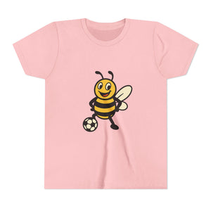 Soccer Bee Graphic Tee-Buzzworthy, LLC