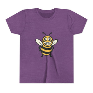 Happy Bee Graphic Tee-Buzzworthy, LLC